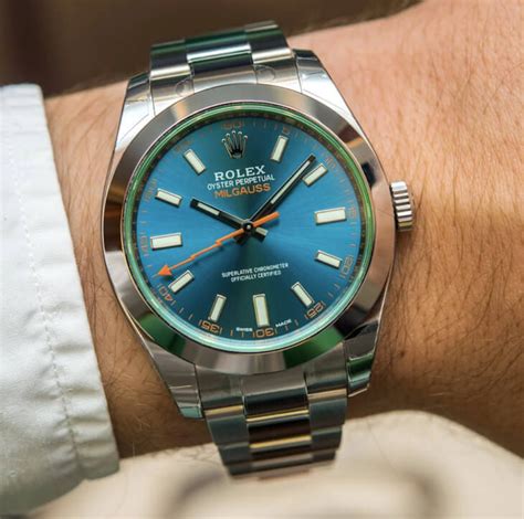 lünette wechseln rolex milgauss|rolex milgauss blue.